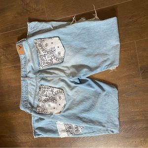 Handmade American eagle bandana pants